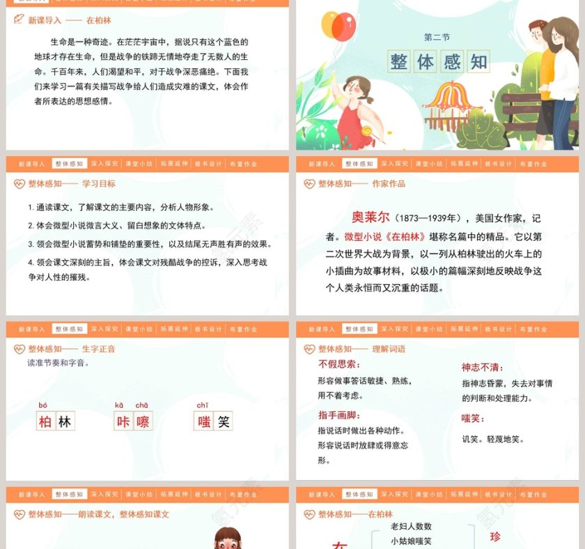 课文解析人教部编版六年级语文上册在柏林语文课件PPT第2张