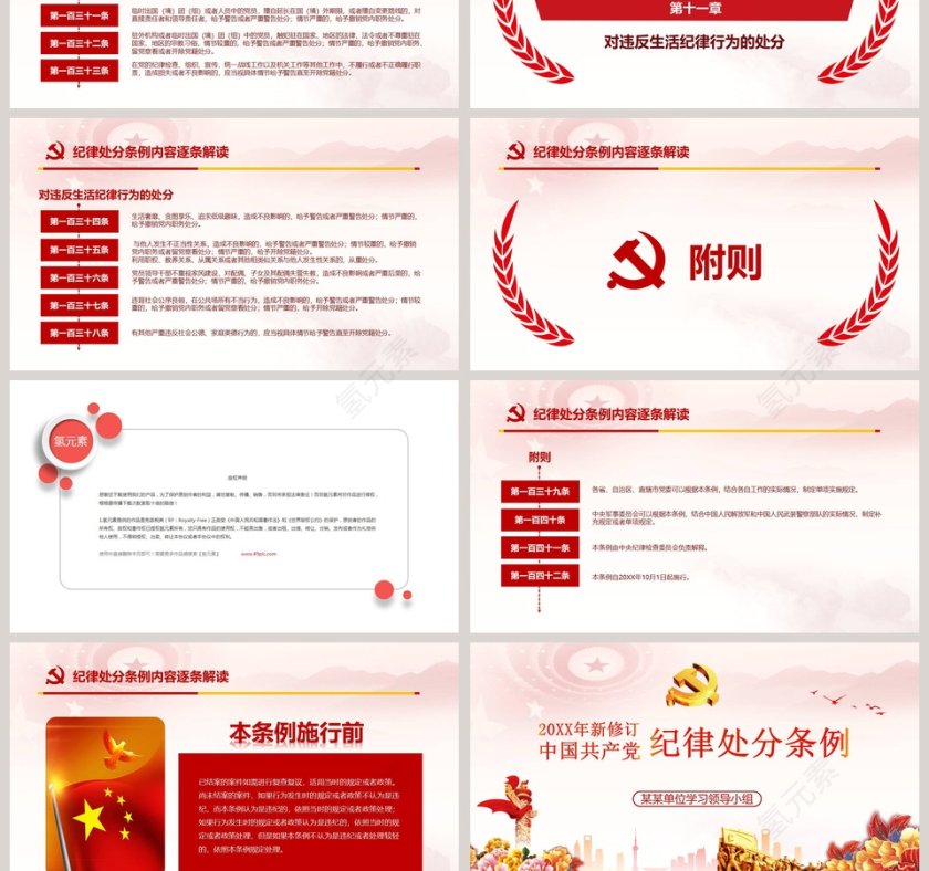 2019年新修订中国共产党纪律处分条例ppt第16张