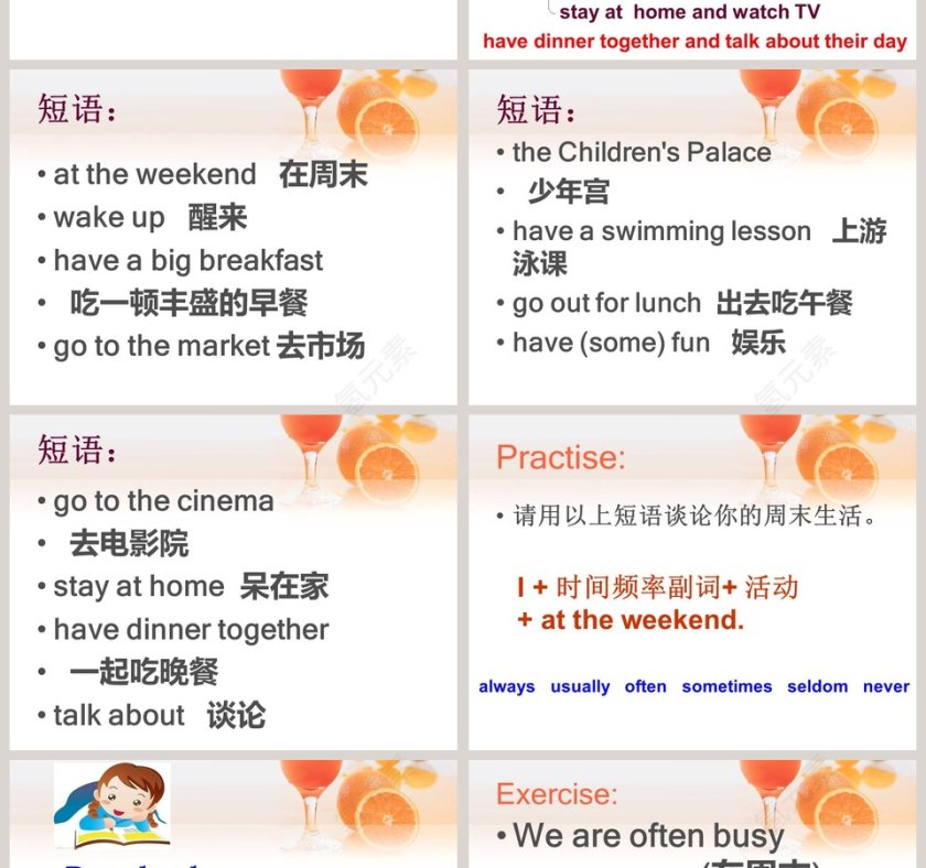 Unit 6  At the weekend教学ppt课件第2张