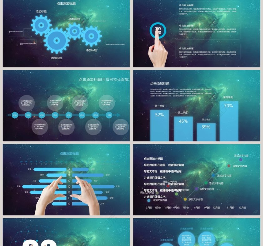 2018工作汇报年终总结PPT模板第2张