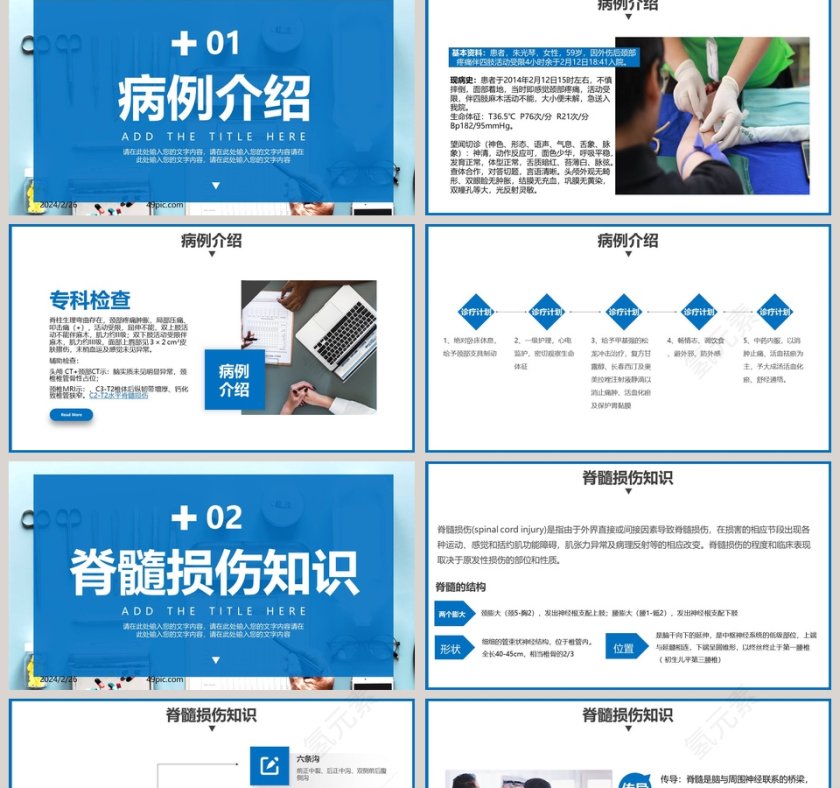 脊髓损伤护理查房PPT模板第2张