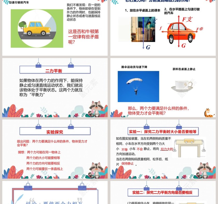 第七章-第三节 力的平衡教学ppt课件第2张