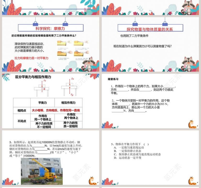 第七章-第三节 力的平衡教学ppt课件第4张