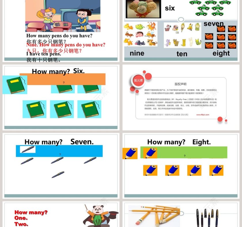 Unit7   Lesson 2-How many books do you have教学ppt课件第2张