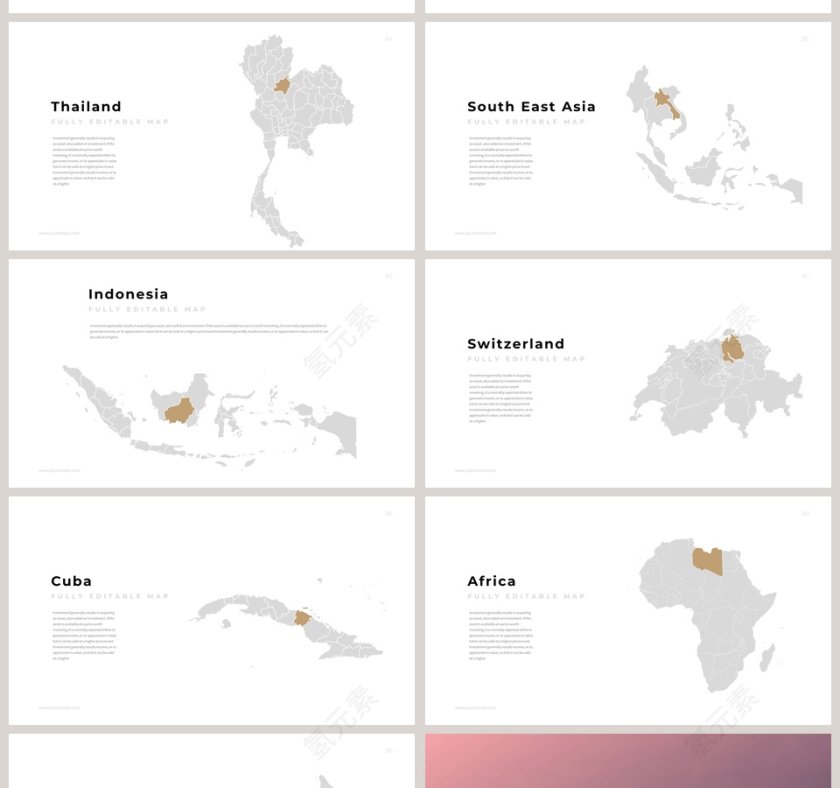 欧美极简PPT杂志风创业书PPT模板第14张