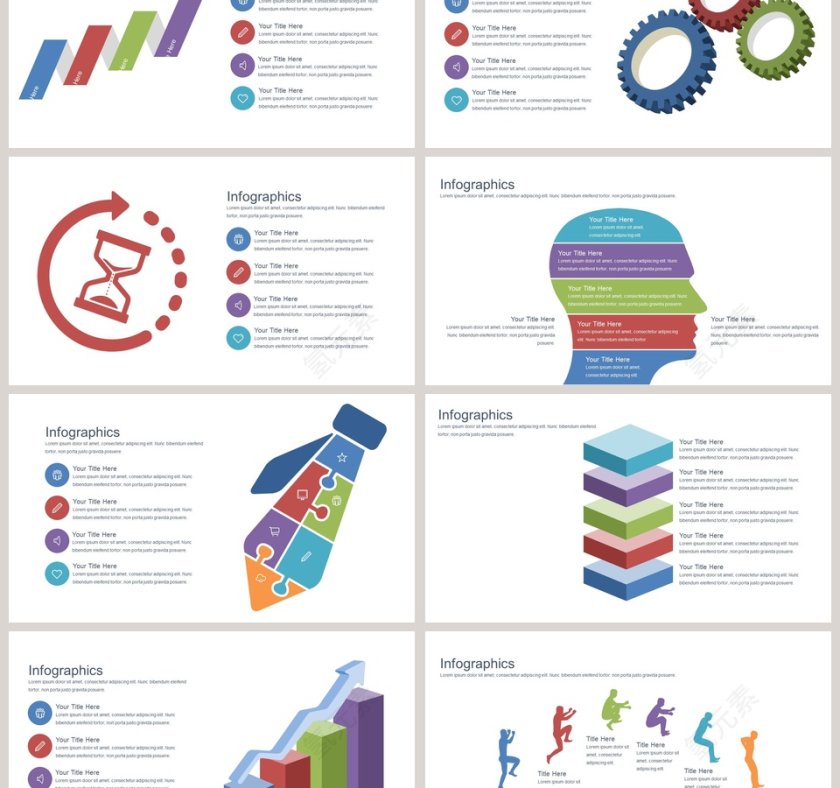 创意图形可视化图表集第6张