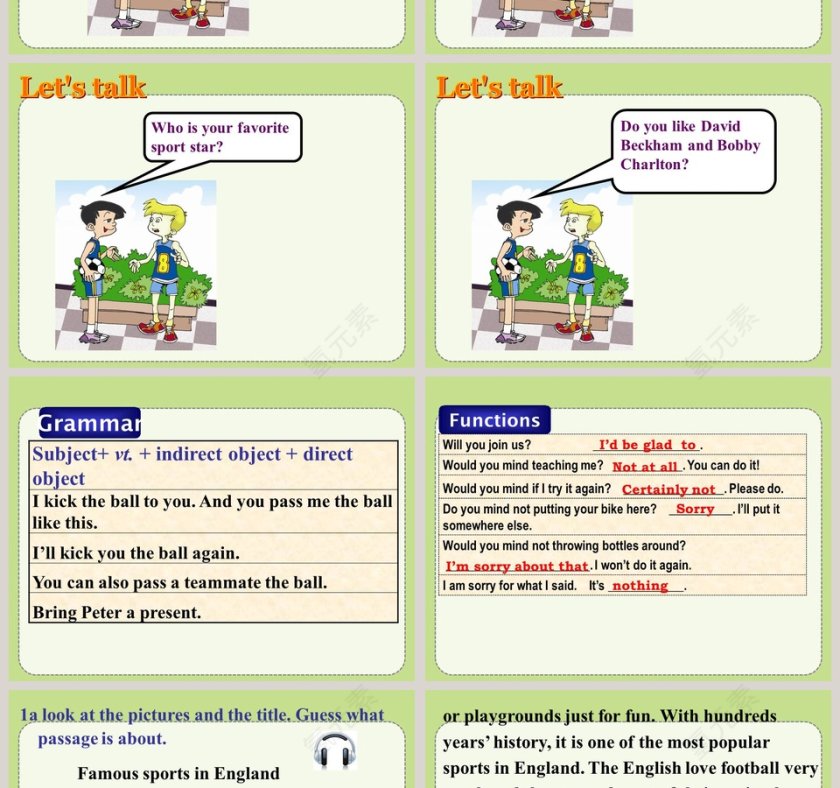 Unit 1  Topic 2-We should learn teamwork教学ppt课件第2张