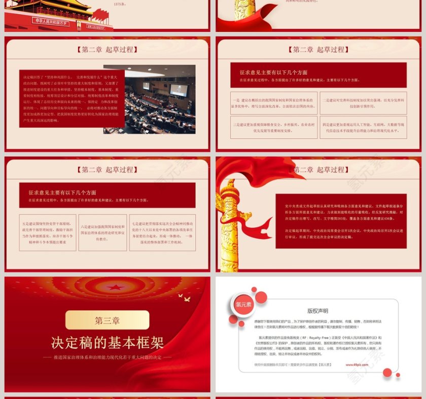 四中全会关于坚持和完善中国特色社会主义制度解读PPT模版第4张