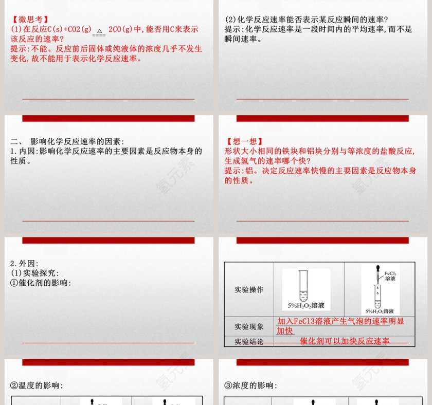 第六章化学反应与能量-第二节化学反应的速率与限度教学ppt课件第2张