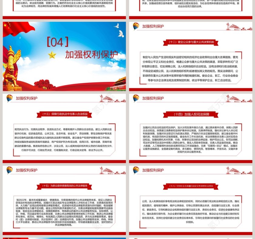 法治社会建设实施纲要PPT模板第4张