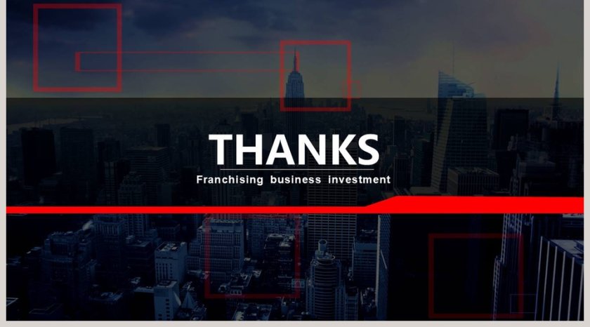 黑色大气加盟连锁经营招商ppt模板第5张