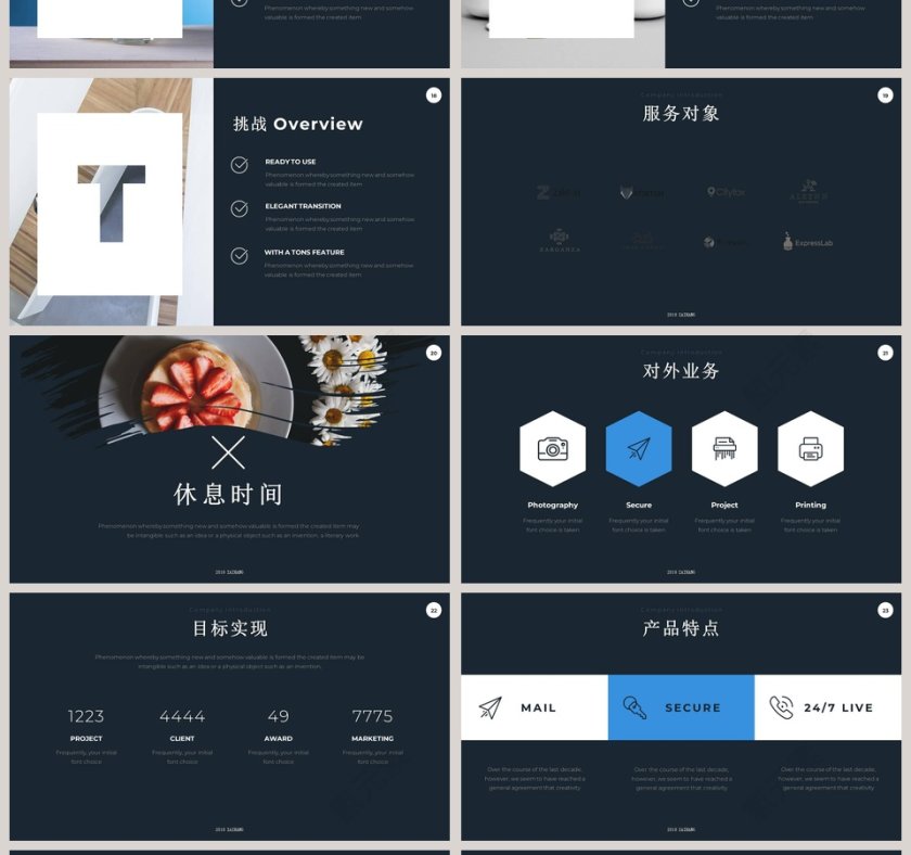 时尚风格创意产品发布会PPT第4张