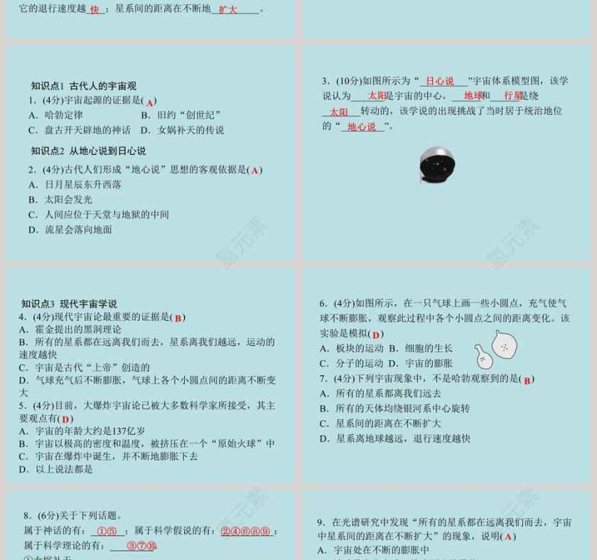 -人类对宇宙的认识教学ppt课件第2张