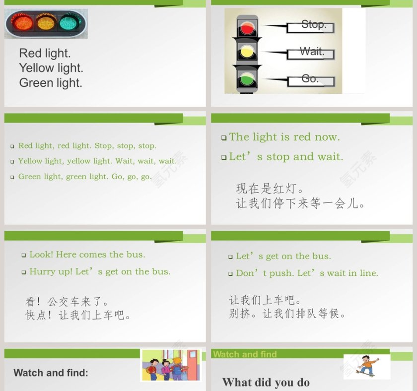 Unit 2 Lesson 1-Lets stop and wait教学ppt课件第2张