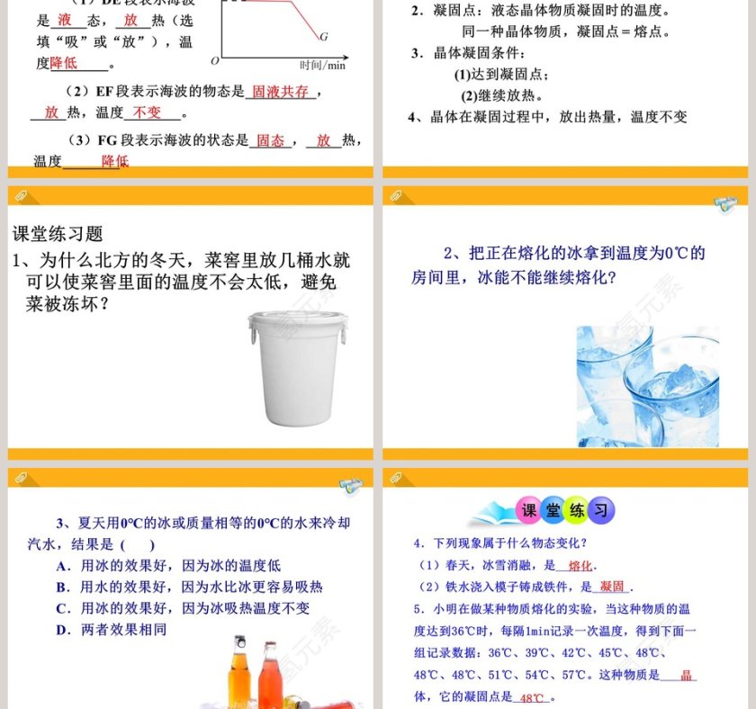 熔化和凝固第十八章 物态变化教学ppt课件第5张