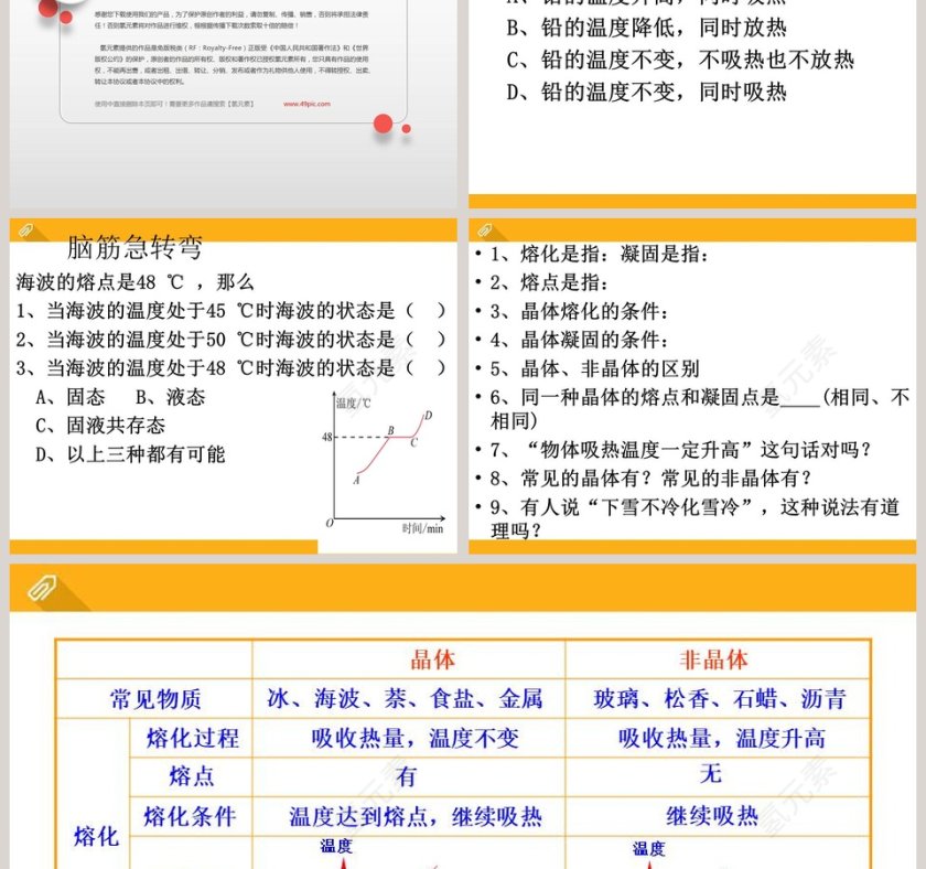 熔化和凝固第十八章 物态变化教学ppt课件第7张