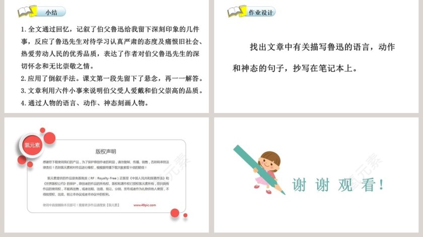 六年级语文我的伯父鲁迅先生语文课件PPT第5张