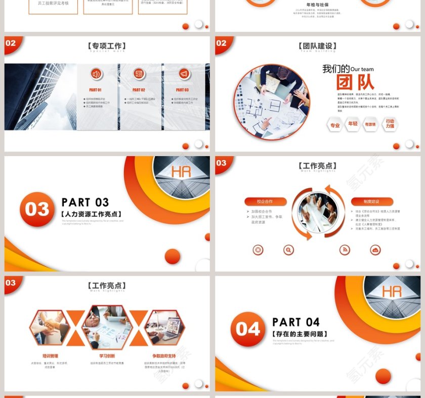 人力资源工作总结ppt第4张