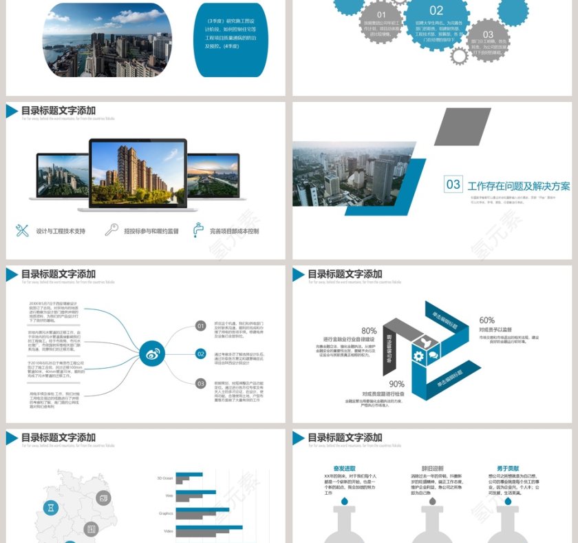 房地产年终汇报PPT第3张