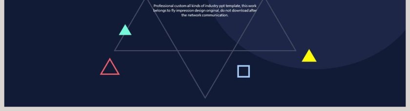 简约多彩几何工作通用PPT模板第5张