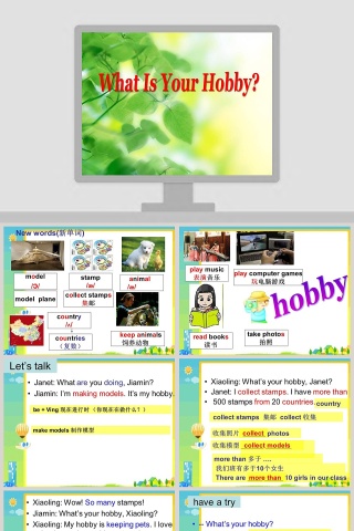 What Is Your Hobby教学ppt课件