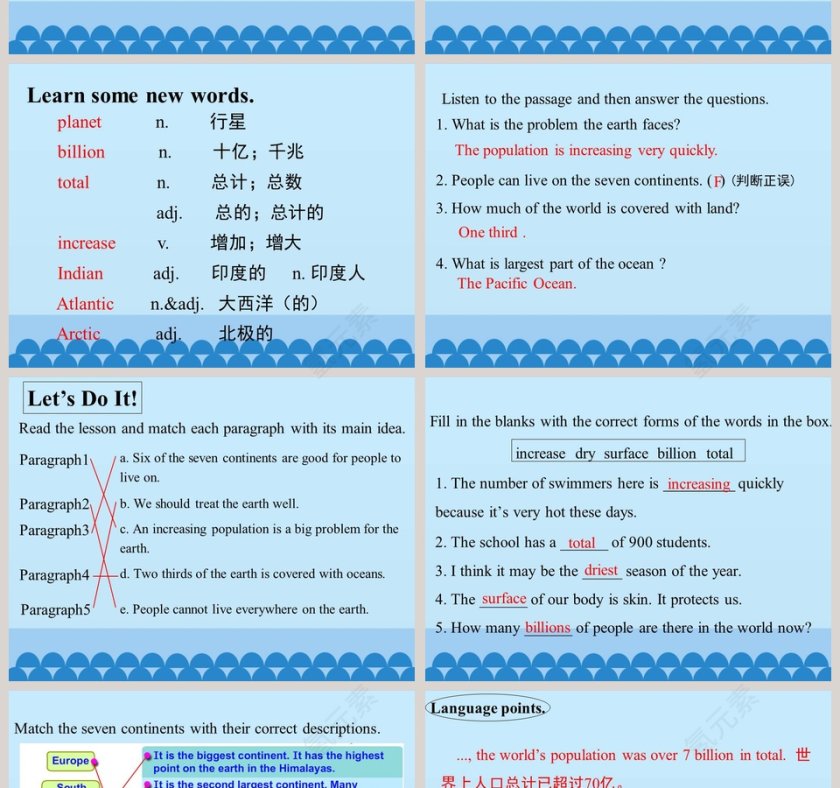 The World Is a Big Place-Unit 7  Know Our World教学ppt课件第2张
