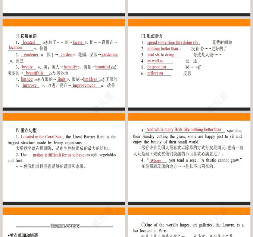 Section  Using language  Developing ideas-At one with nature教学ppt课件第2张