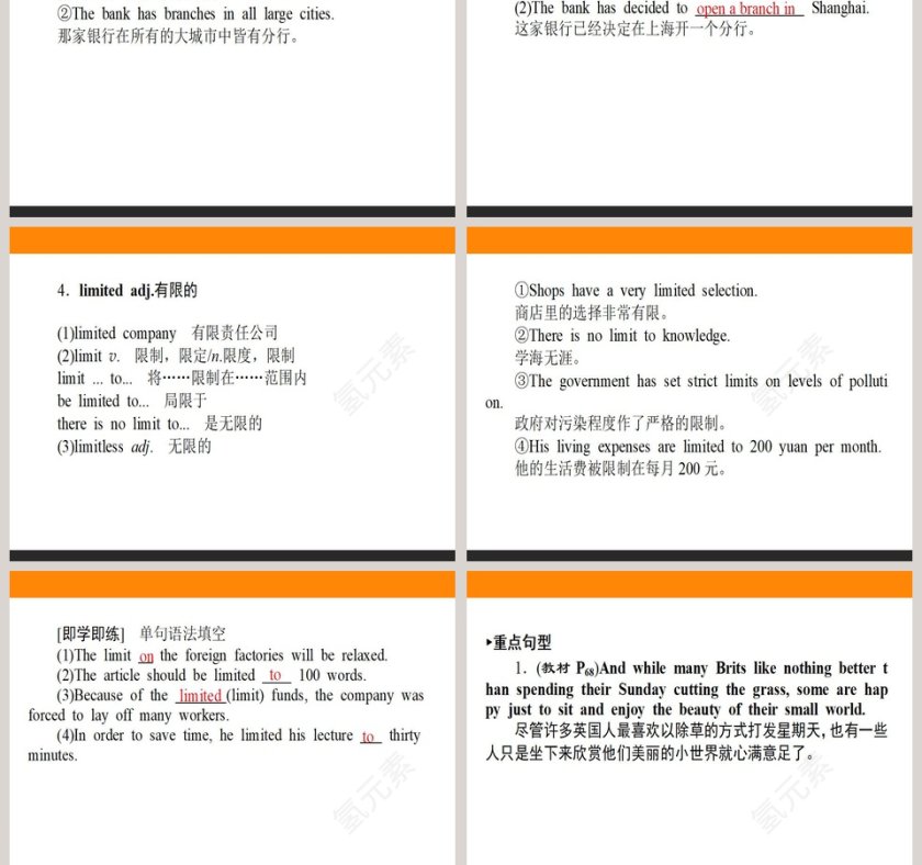 Section  Using language  Developing ideas-At one with nature教学ppt课件第5张