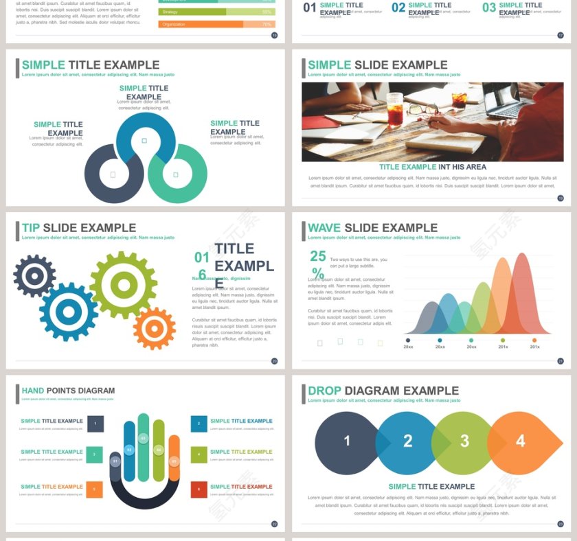 简约清新头脑风暴ppt第4张