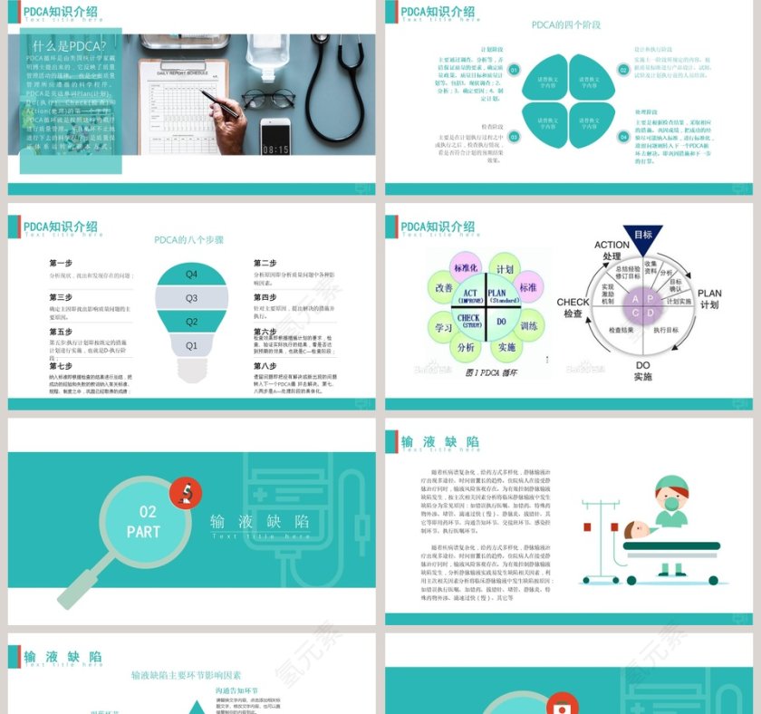 护理输液pdca应用护理输液安全PPT第2张