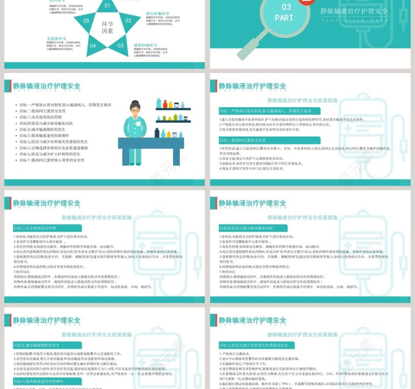 护理输液pdca应用护理输液安全PPT第3张