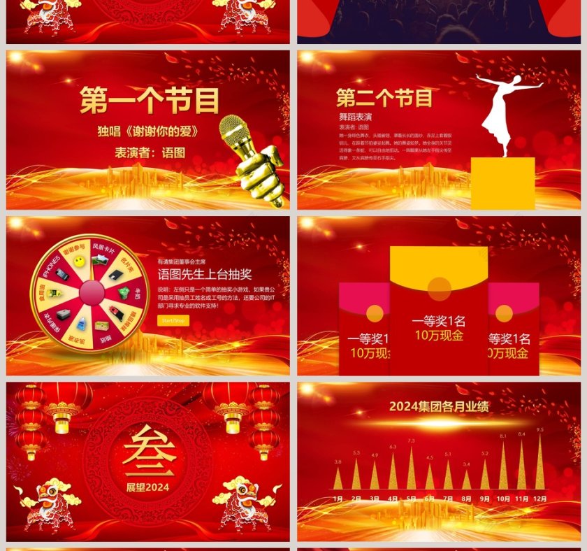 2019共创未来实用年会庆典暨颁奖典礼PPT第4张