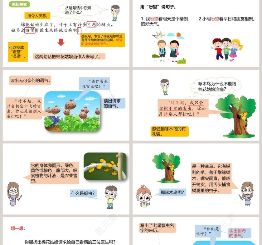 课文解析棉花姑娘语文课件PPT第2张