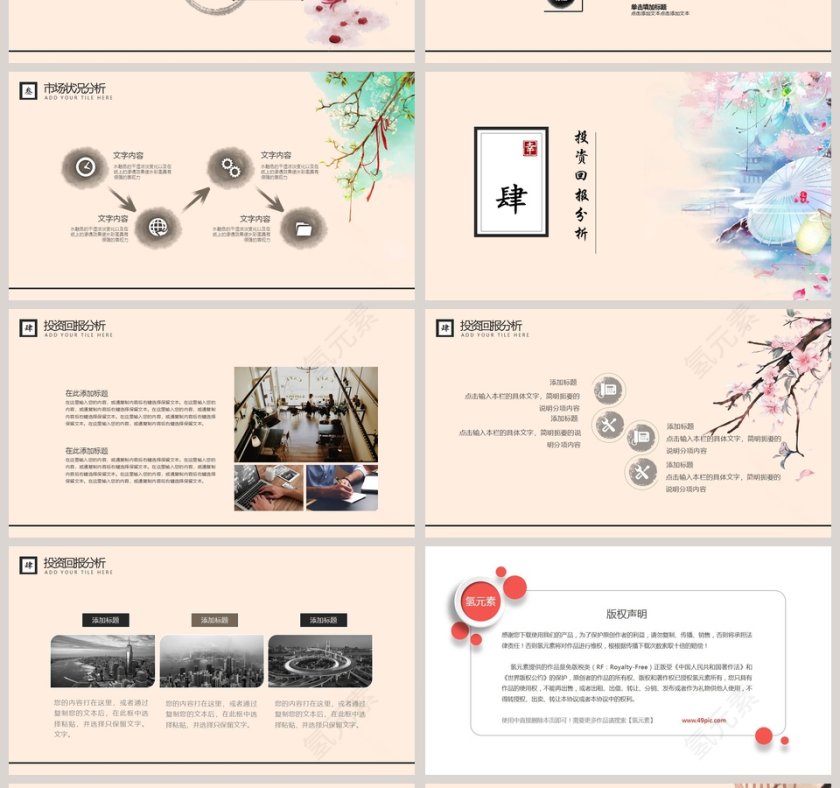 商业计划书通用PPT模板第4张