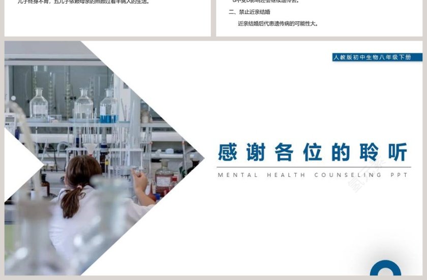 人教版初中生物八年级下册教学ppt课件第7张