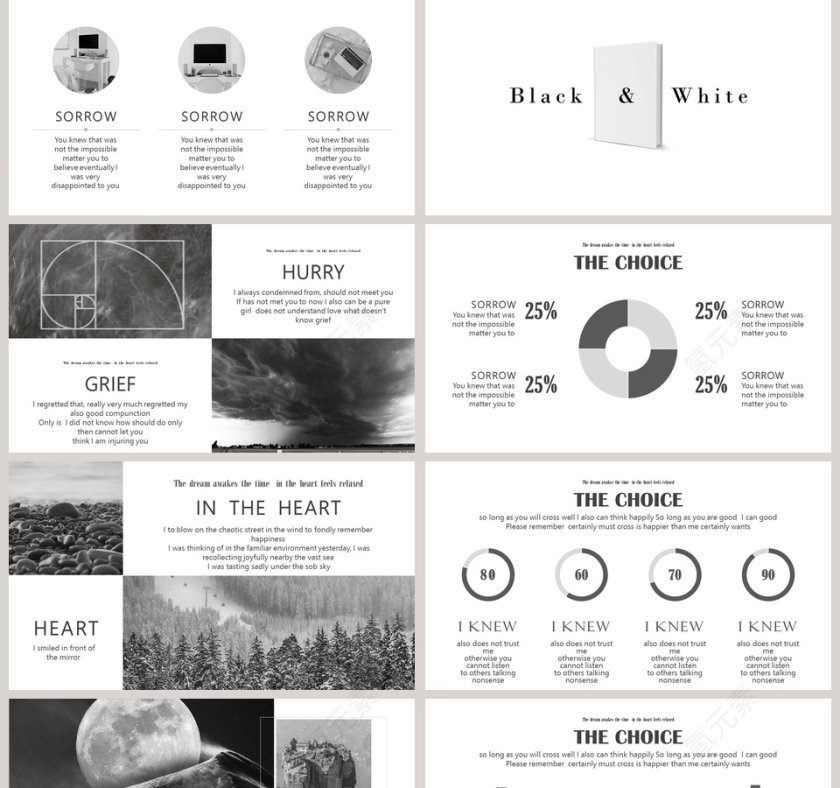 精美欧美风商业计划书PPT第2张