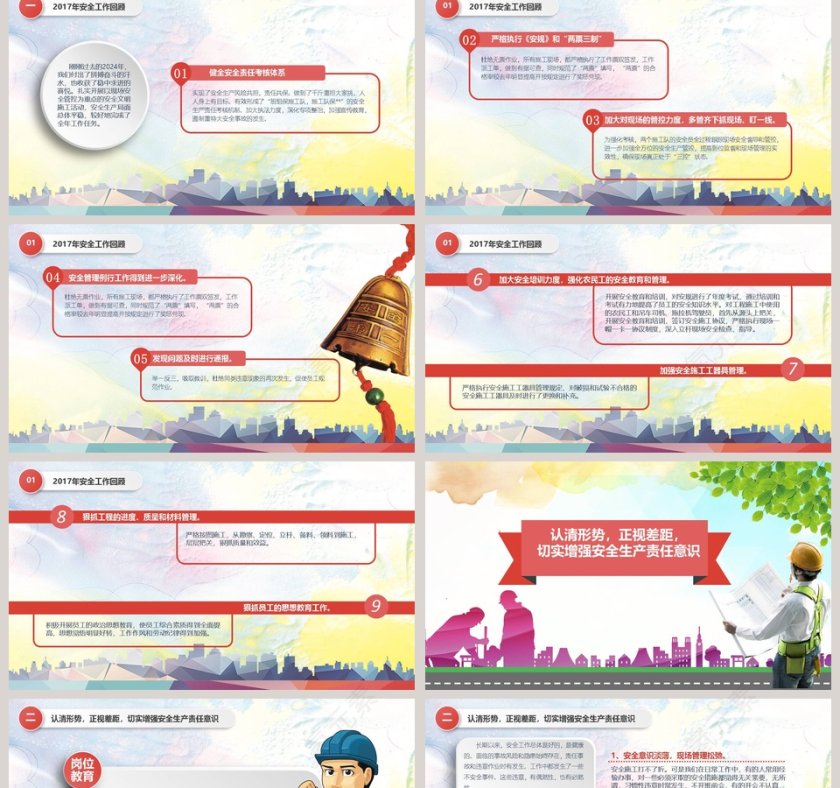 安全生产工作报告PPT第2张