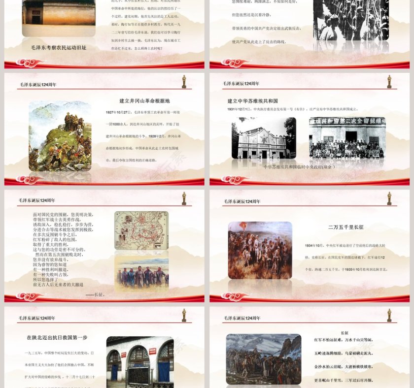 毛泽东毛主席诞辰125周年纪念演讲第3张