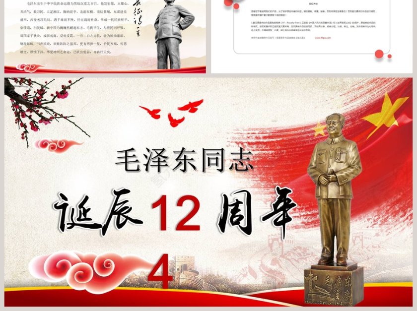 毛泽东毛主席诞辰125周年纪念演讲第6张