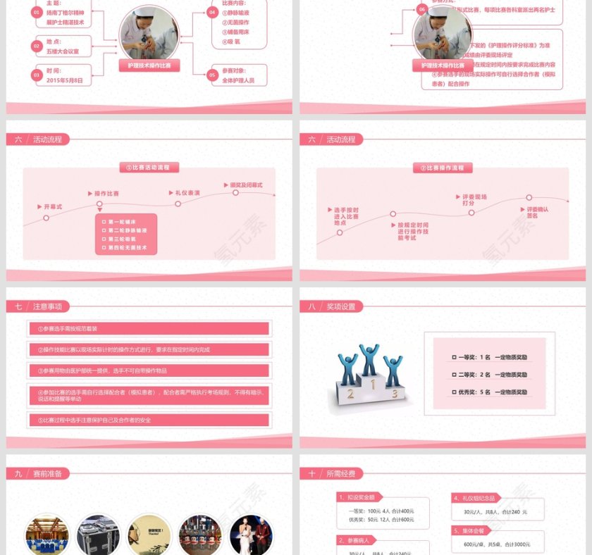 512护士节白衣天使PPT模板第3张