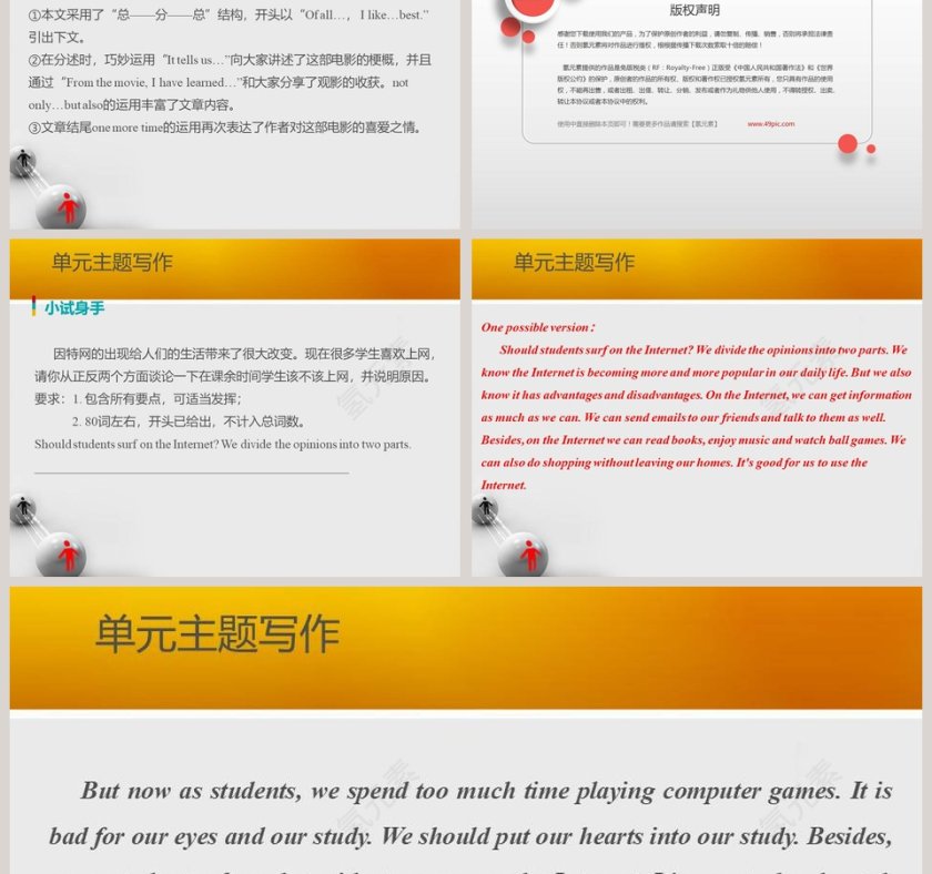 单元主题写作教学ppt课件第3张