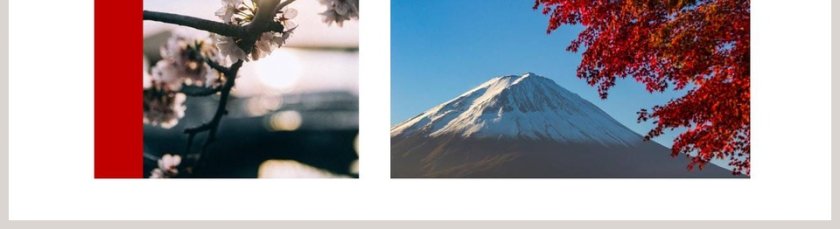 简约清新日本旅游风光宣传策划PPT模板第5张