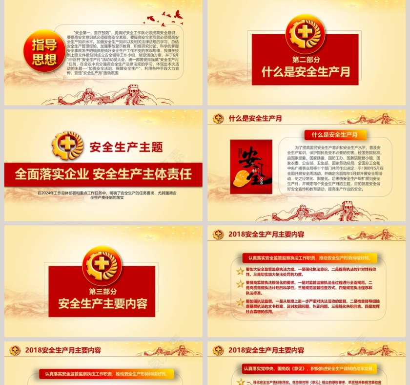 全面落实企业安全生产主体责任安全生产月安全生产PPT第2张