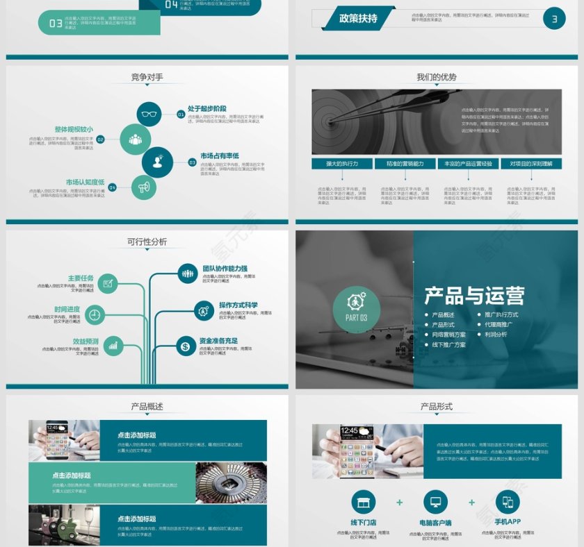 商业融资计划书商业计划书PPT第4张