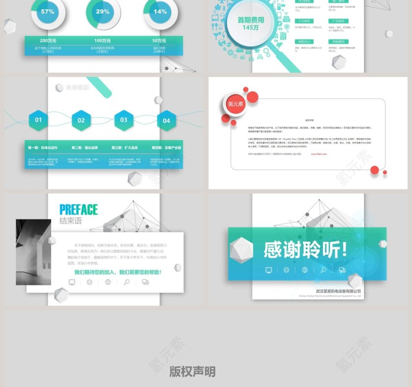 清爽简约高端商业计划书创业计划书新品发布项目展示 PPT第6张