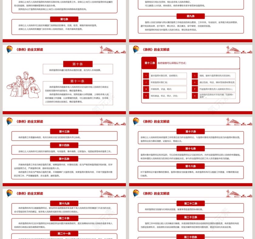 学习解读政府督查工作条例专题党课PPT模板第3张