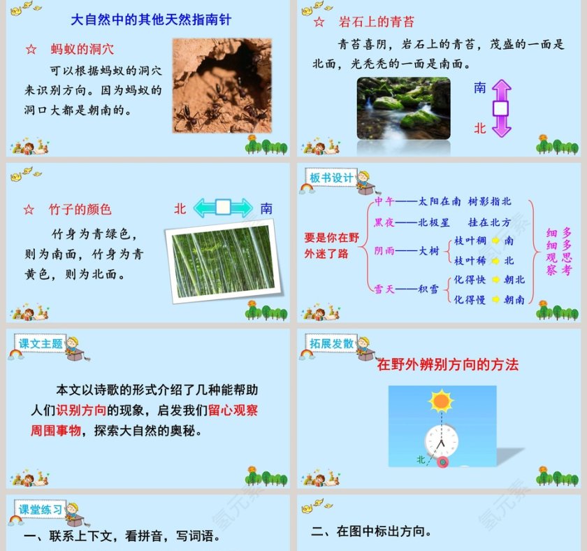 二年级语文下册要是你在野外迷了路PPT课件第5张