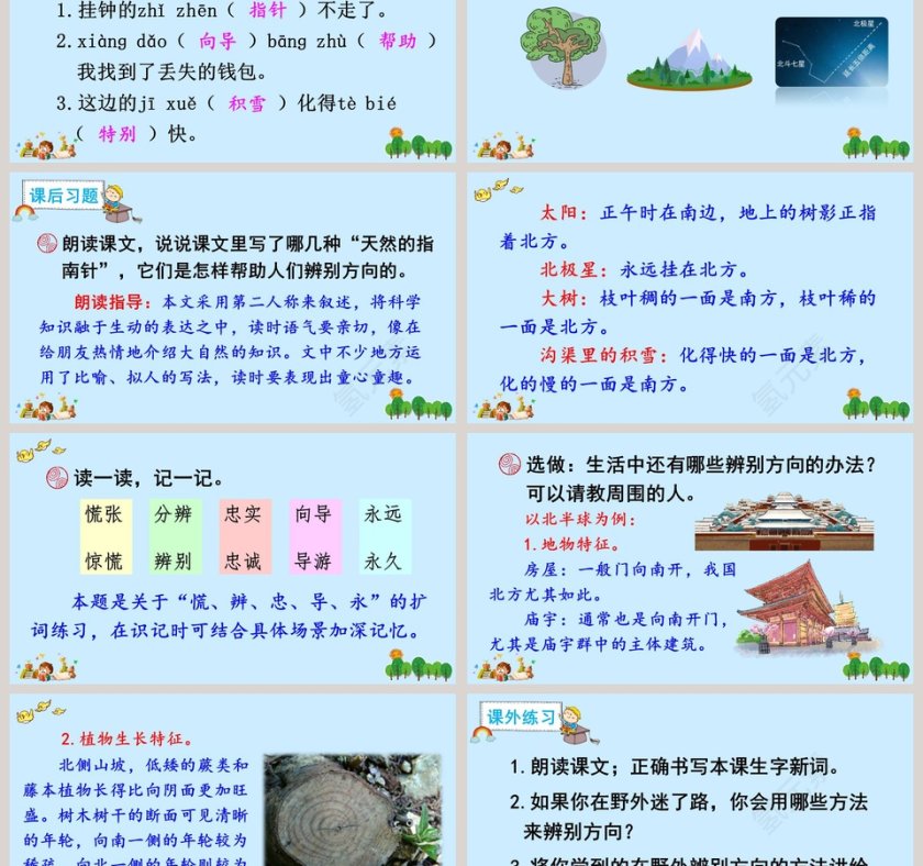 二年级语文下册要是你在野外迷了路PPT课件第6张