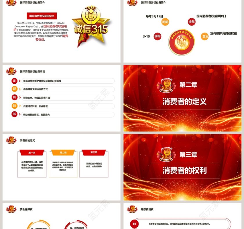 国际消费者权益保护日知识讲座PPT模板第2张