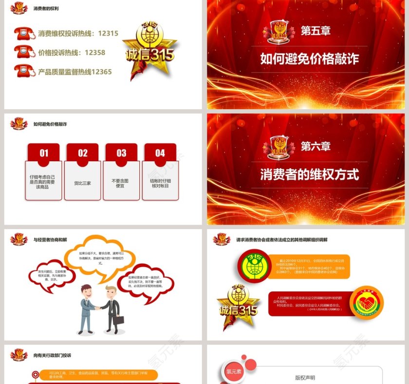 国际消费者权益保护日知识讲座PPT模板第5张